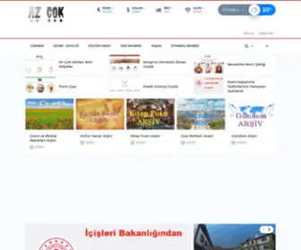 Azcok.net(A'dan Z'ye Çok Haber Çok Bilgi) Screenshot