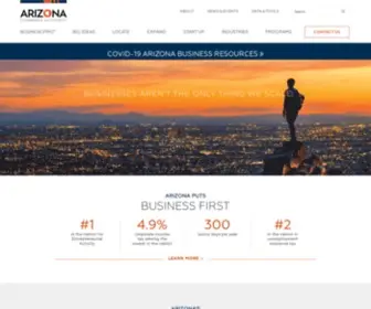 Azcommerce.com(Arizona Commerce Authority Helps With Business Development) Screenshot