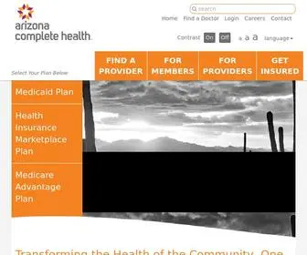 Azcompletehealth.com(Arizona Complete Health) Screenshot