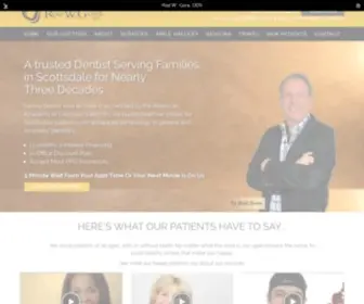 AzcosmetiCDds.com(Family Dental Practice in Scottsdale) Screenshot