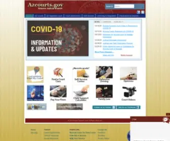 Azcourts.gov(Arizona Judicial Branch) Screenshot