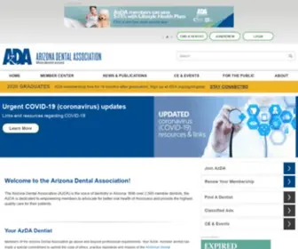 Azda.org(The Arizona Dental Association (AzDA)) Screenshot
