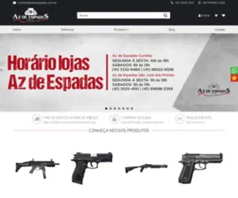 Azdeespadas.com.br(Az de Espadas) Screenshot