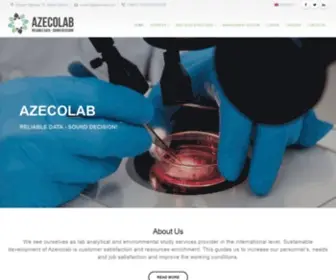 Azecolab.com(Reliable Data) Screenshot