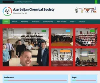 Azecs.az(Log In ‹ Azerbaijan Chemical Society) Screenshot