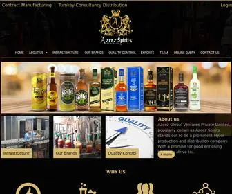 Azeezspirits.com(Azeez Global Ventures Private Limited) Screenshot