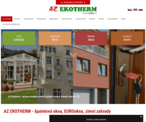 Azeko.cz(AZ Ekotherm) Screenshot