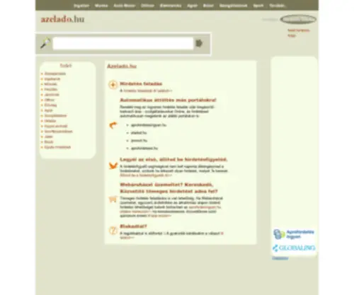 Azelado.hu(EladĂł) Screenshot