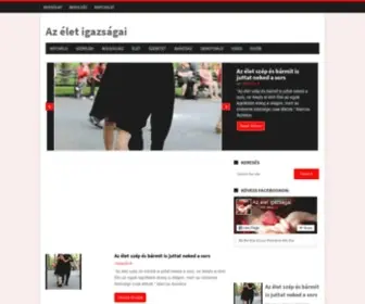 Azeletigazsagai.net(Az élet igazságai) Screenshot