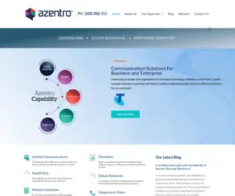 Azentro.com.au(Data Mobility Voice) Screenshot