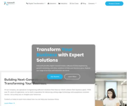 Azeosoft.com(Web Designing & Web Hosting Solutions) Screenshot