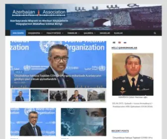 Azerbaijanfoundation.az("Azerbaycanda Miqrant ve Mecburi Kockunlerin Huquqlarinin Mudafiesi" Ictimai Birliyi) Screenshot