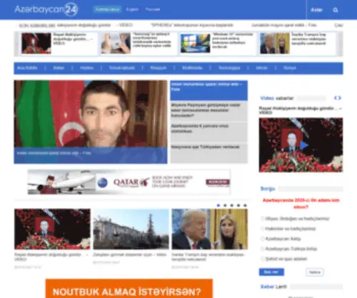 Azerbaycan24.com(AZƏRBAYCAN24) Screenshot