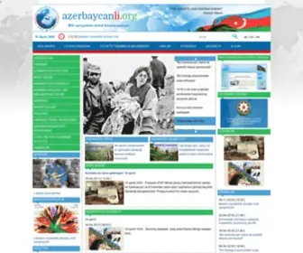 Azerbaycanli.org(Milli) Screenshot