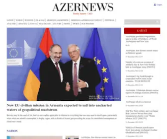 Azernews.az(News from Azerbaijan) Screenshot