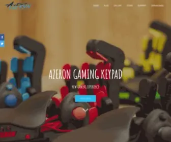 Azeron.eu(Ergonomic joystick gaming keypad with fully adjustable towers) Screenshot