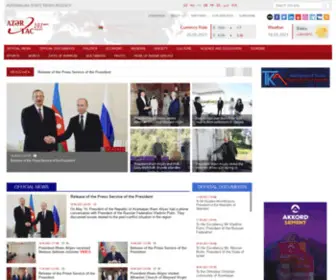 Azertag.com(Azərbaycan) Screenshot