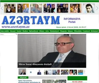 Azertaym.az(AzərTaym) Screenshot