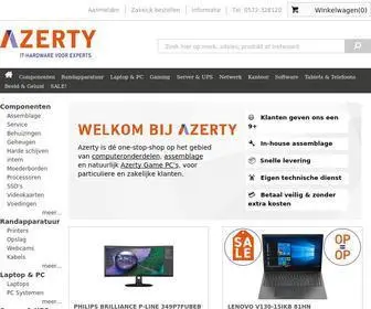 Azerty.nl(Dé webshop voor al je computeronderdelen) Screenshot
