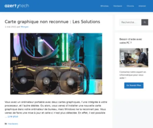 Azertytech.com(Algérie) Screenshot