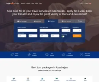 Azetrip.com(Azetrip is the first online platform for tourists travelling to Azerbaijan) Screenshot