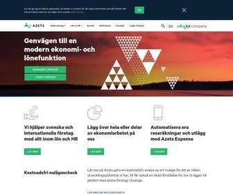 Azets.se(Ekonomitjänster hos Azets) Screenshot