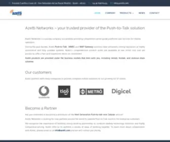 Azetti.com(Your trusted provider of Professional and Mission Critical Push) Screenshot
