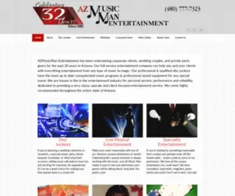 Azevententertainment.com(AZ Music ManAZ Music Man) Screenshot