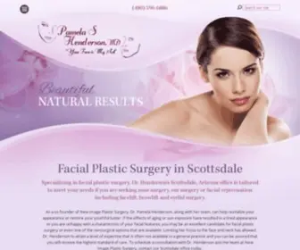 Azfacialplastics.com(Facial Plastic Surgery Scottsdale) Screenshot