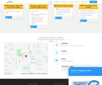 Azfamilydental.com(Family Dentist Chandler AZ) Screenshot