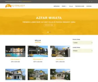 Azfarwisata.com(Villa Puncak) Screenshot