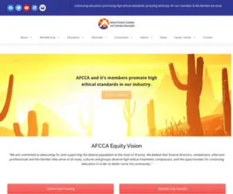 Azfcca.org(AFCCA Home) Screenshot