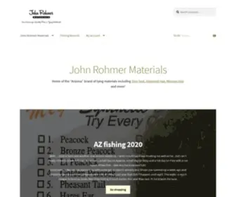 Azflyfishing.net(John Rohmer Materials) Screenshot