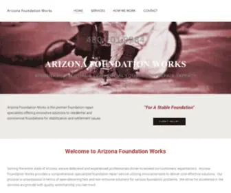 Azfoundationworks.com(Arizona Foundation Works) Screenshot