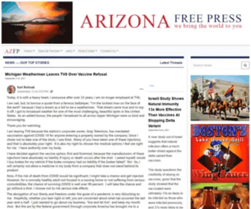 Azfreepress.com(Arizona Free Press) Screenshot