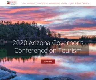 Azgcot.com(2020 Arizona Governor's Conference On Tourism) Screenshot