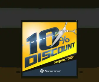 Azgraphishop.com(AZ Graphishop S.R.L) Screenshot