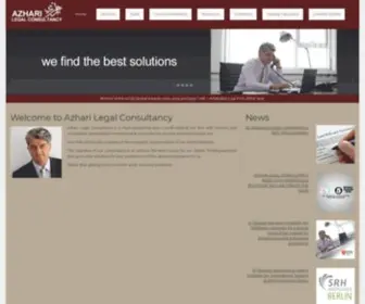 Azhari-Law.com(Corporate and Commercial Lawyers in Dubai) Screenshot