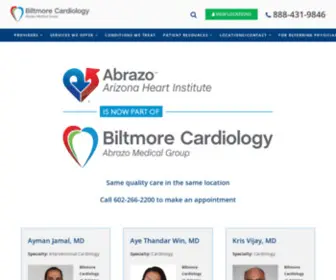 Azheart.com(Hospitals And Medical Facilities Phoenix) Screenshot