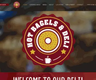 Azhotbagels.com(Hot Bagels & Deli) Screenshot