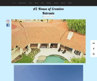 Azhouseofcreativeretreats.com(AZ House of Creative Retreats Team Building Crafting) Screenshot