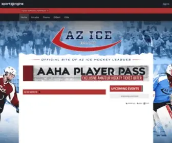Azicehockeyleagues.com(AZ Ice) Screenshot