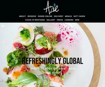 Azie-Restaurant.com(Azie Media) Screenshot