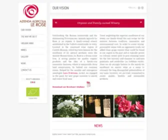 Aziendaagricolalerose.com(Azienda Agricola Le RoseHome) Screenshot