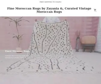 Azilalrugs.com(Authentic Moroccan Rugs) Screenshot