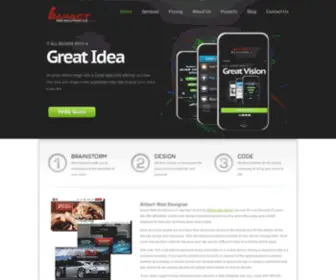 Azimpact.com(Gilbert Web Designers) Screenshot