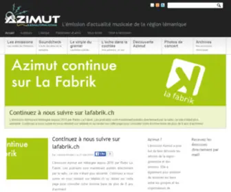 Azimut.fm(Emission Azimut sur Radio Cité Genève 92.2FM) Screenshot