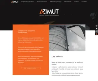 Azimut.net(Azimut conçoit des solutions sur) Screenshot