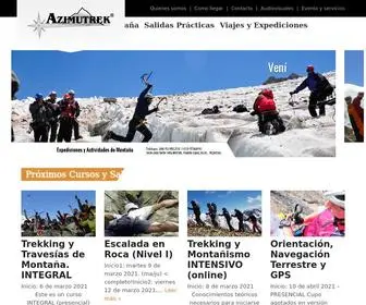 Azimutrek.com.ar(Expediciones y actividades de montaña) Screenshot