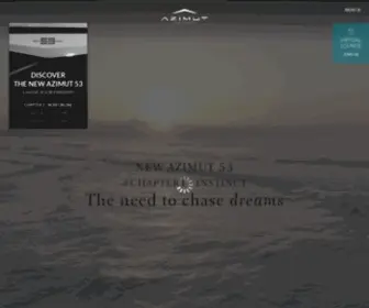 Azimutyachts.com Screenshot